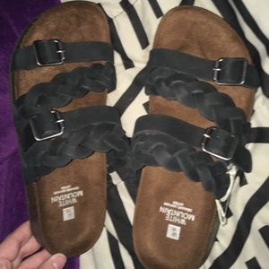 whitemt sandals